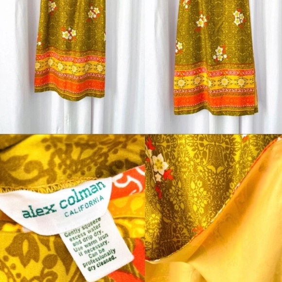 16 Pc Vintage Lot 1960s 1970s Maxi Mini Cocktail Evening Gown Party Dresses - Picture 9 of 16